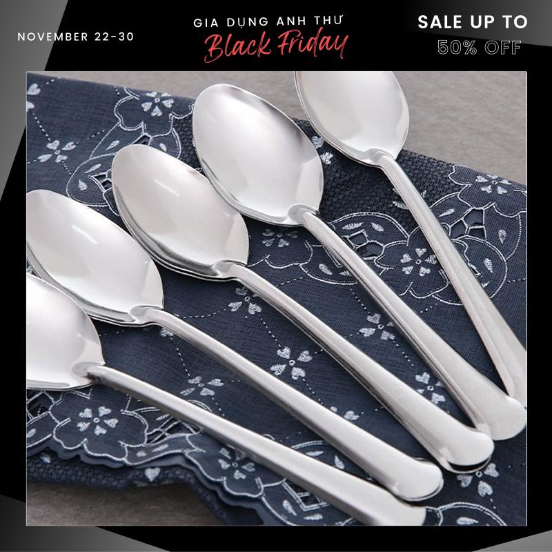 Muỗng inox lồng to cán dài - muỗng soup cán dài inox - cầm tay - tiện dụng -Shoptanthoi