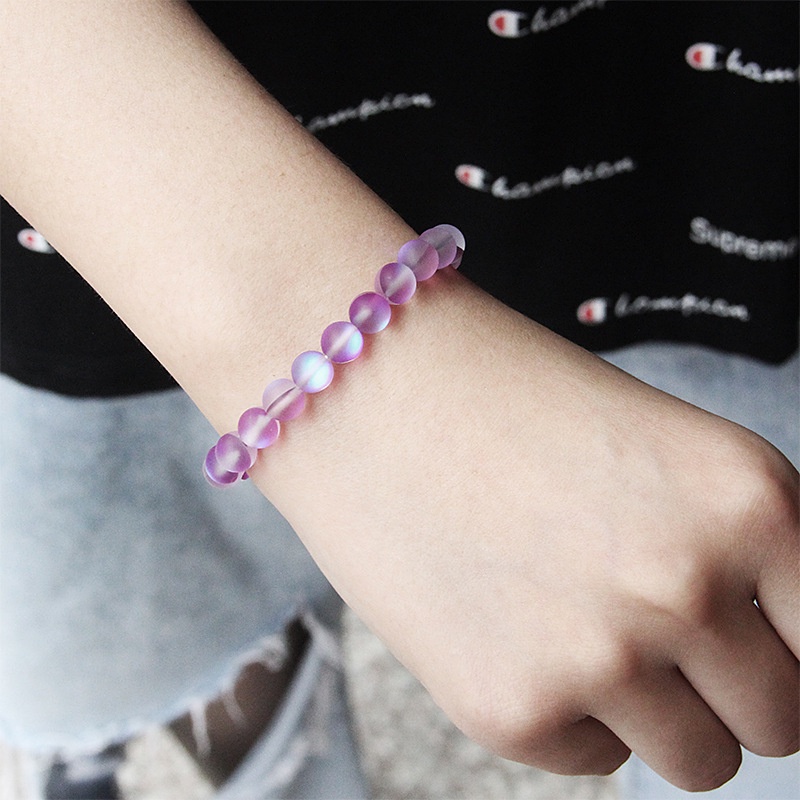 Vòng Tay Chuỗi Hạt Đá Mắt Hổ 8Mm Thời Trang Cho Nam/Nữ
