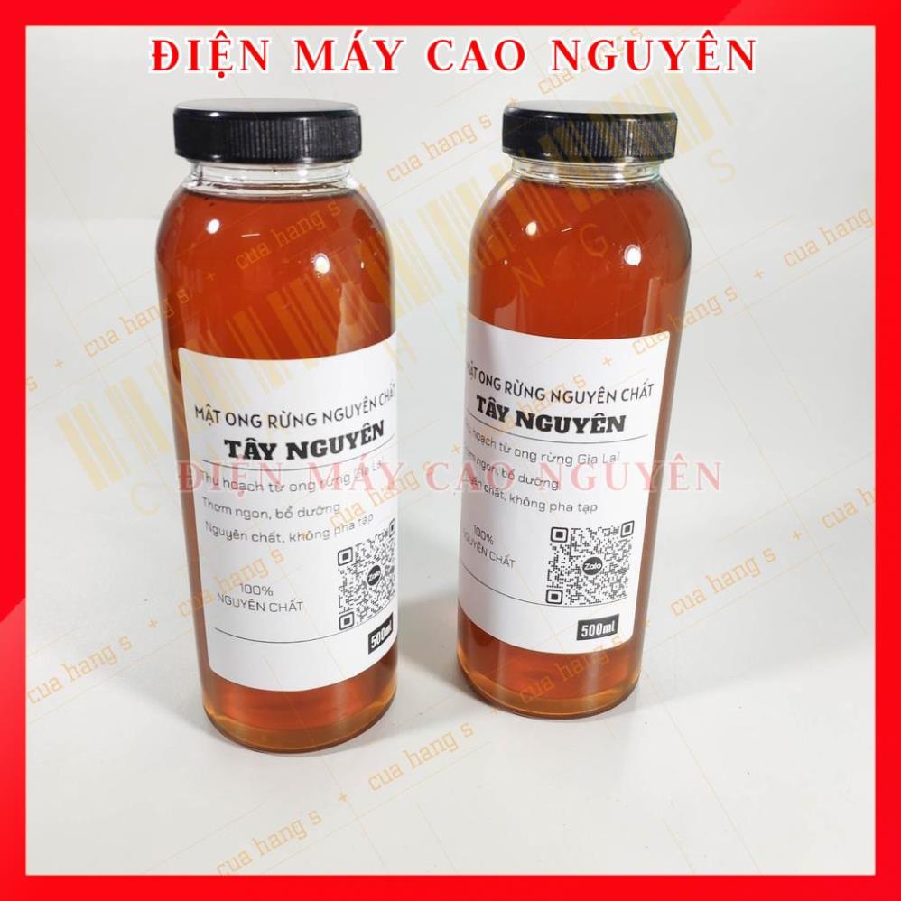 Mật ong nguyên chất rừng Tây Nguyên thơm ngon đặc sánh CHAI 500ml