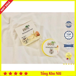 Kem Dưỡng Trắng Da Body Cream Coconut Chính Hãng Không Gây Kích Ứng Da