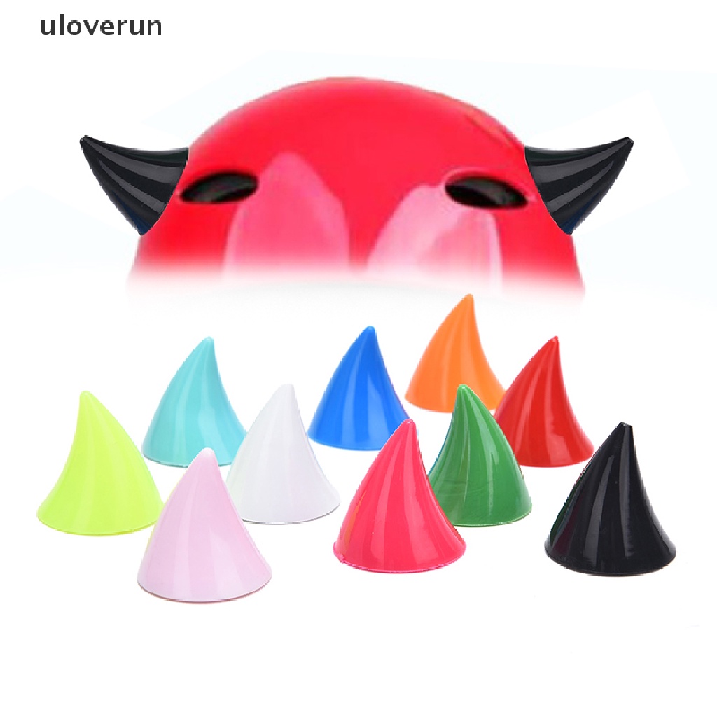 Uloverun Sừng Trang Trí Mũ Bảo Hiểm Có Giác Hút Dành Cho Xe Máy