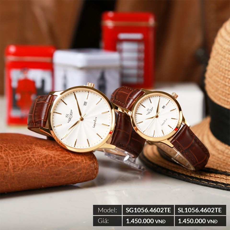 Đồng hồ nữ Sunrise Đồng hồ nữ SRWATCH SL1056.4602TE TIMEPIECE