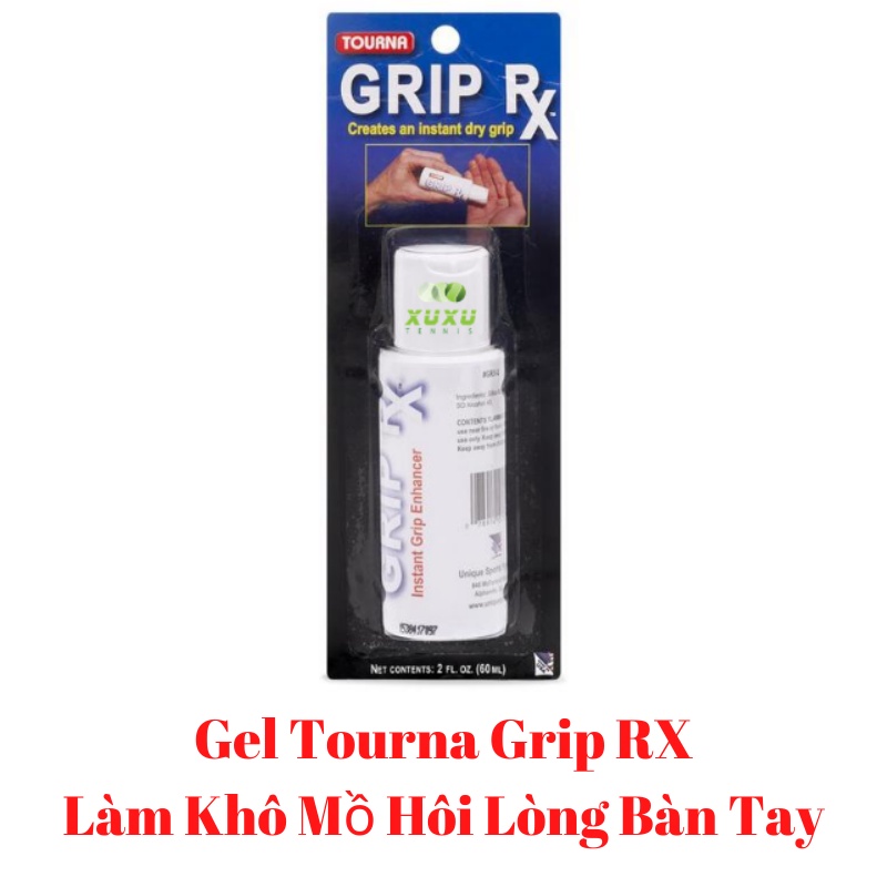 Gel Tourna Grip RX Làm Giảm Mồ Hôi Lòng Bàn Tay Dùng Khi Chơi Tennis, Cầu Lông , Golf