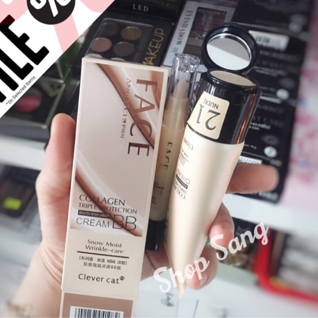 [Nội địa Đài] Combo 3 in 1 BB Cream Face Clever Cat | BigBuy360 - bigbuy360.vn