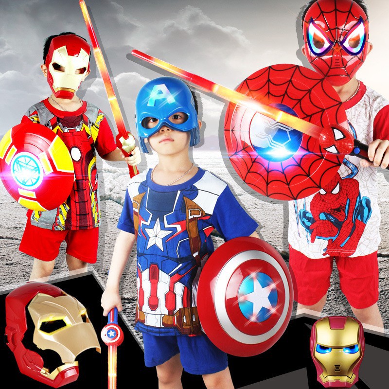 Khiên người nhện phát sáng-Khiên đội trưởng mỹ-Khiên captain america phim Avengers biệt đội siêu anh hùng