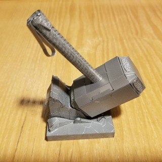 Mô hình 3D kim loại lắp ráp Búa Thor [ Chưa Lắp ]