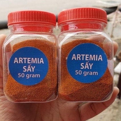 Thức ăn cá Artemia sấy khô hộp 50gr - Thức ăn cho tất cả các loại cá nhỏ