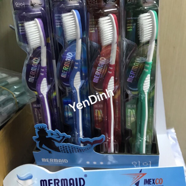 Bàn Chải Đánh Răng MERMAID M65 Hàng Chính Hãng Hàn Quốc