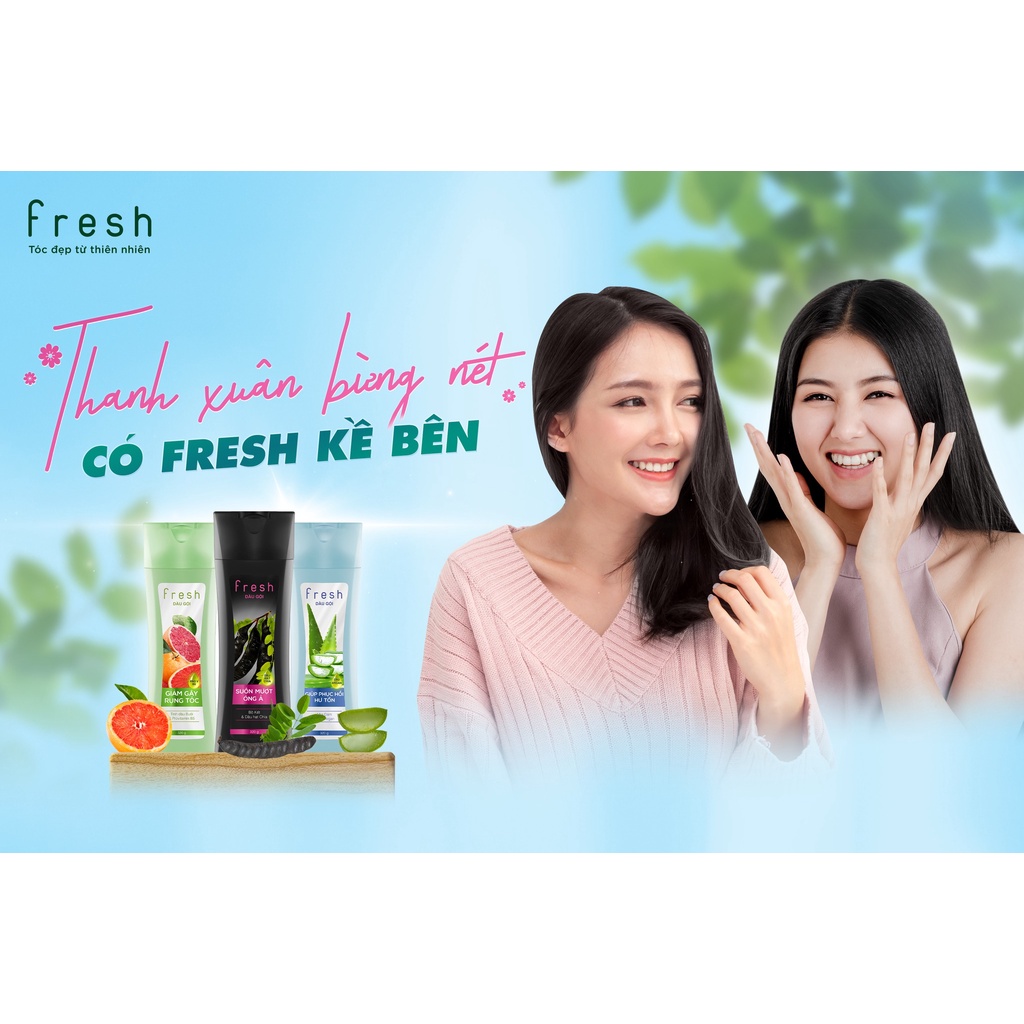 Gói dầu gội Fresh sạch gàu, phục hồi hư tổn 6g - HT258
