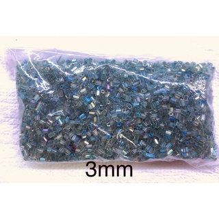 Hạt trúc ( hạt cườm) 3mm kết tay. Đvt: Bịch