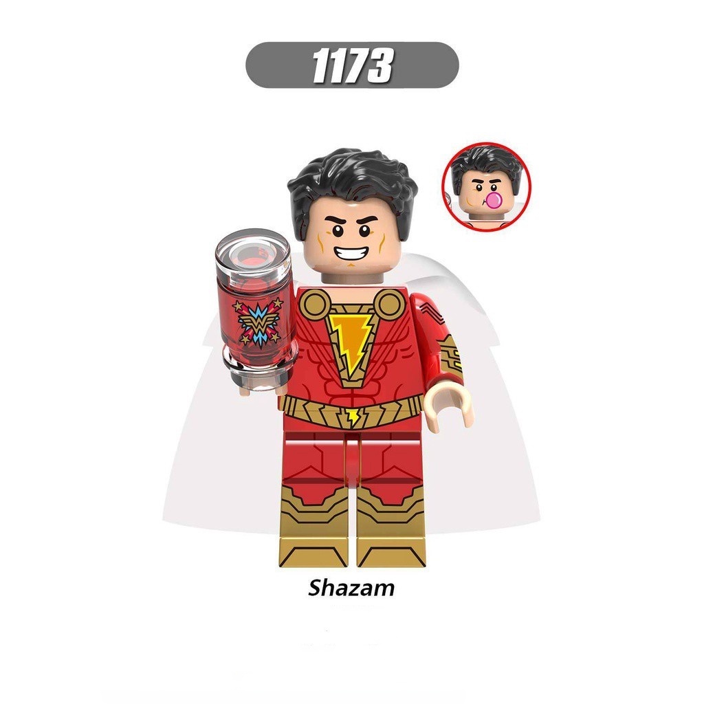 Mô Hình lego Nhân Vật shazam darla dudley ferddyfreeman doctor sivana black adam mary marvel