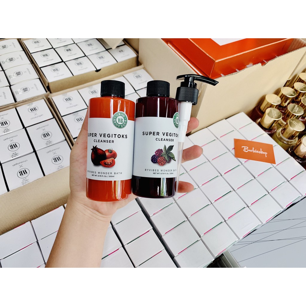 Sữa Rửa Mặt Vegitoks Rau Củ Thải Độc Hoa Quả 200ml - 300ml Mẫu Mới Nhất | BigBuy360 - bigbuy360.vn