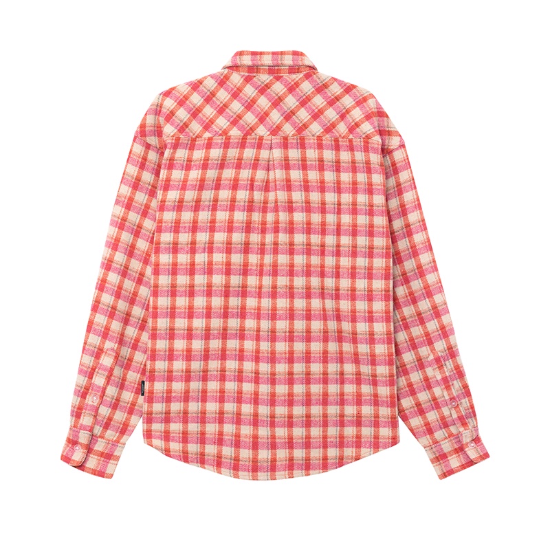 Áo Dico Love Flannel Jacket - Pink