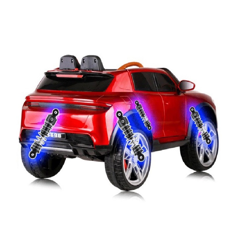 Ô tô xe điện đồ chơi cho bé MERCEDES 6688 tự lái và điều khiển 4 động cơ 12V7AH (Đỏ-Đen-Trắng)