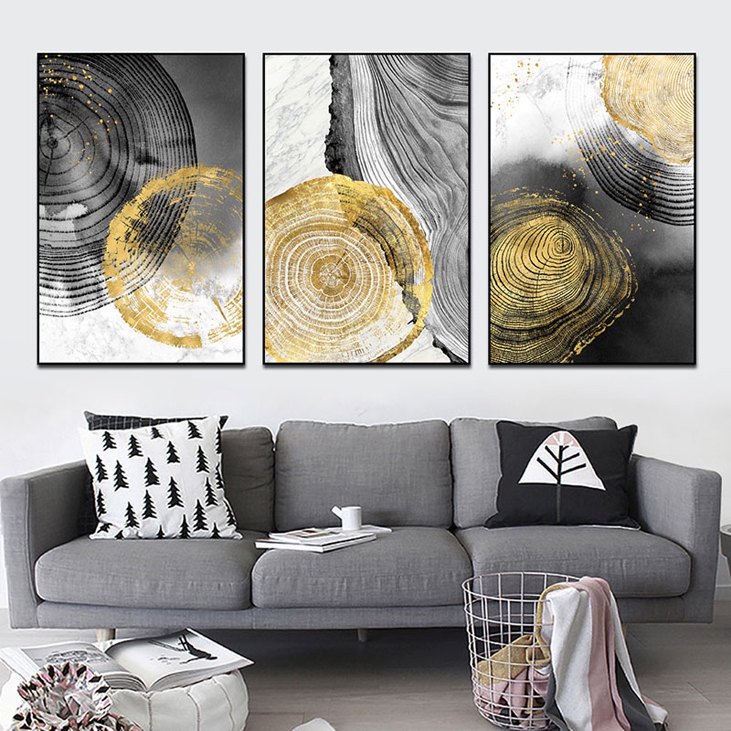 Tranh trừu tượng có khung nổi, chất vải Canvas nhập khẩu cao cấp, phong cách hiện đại