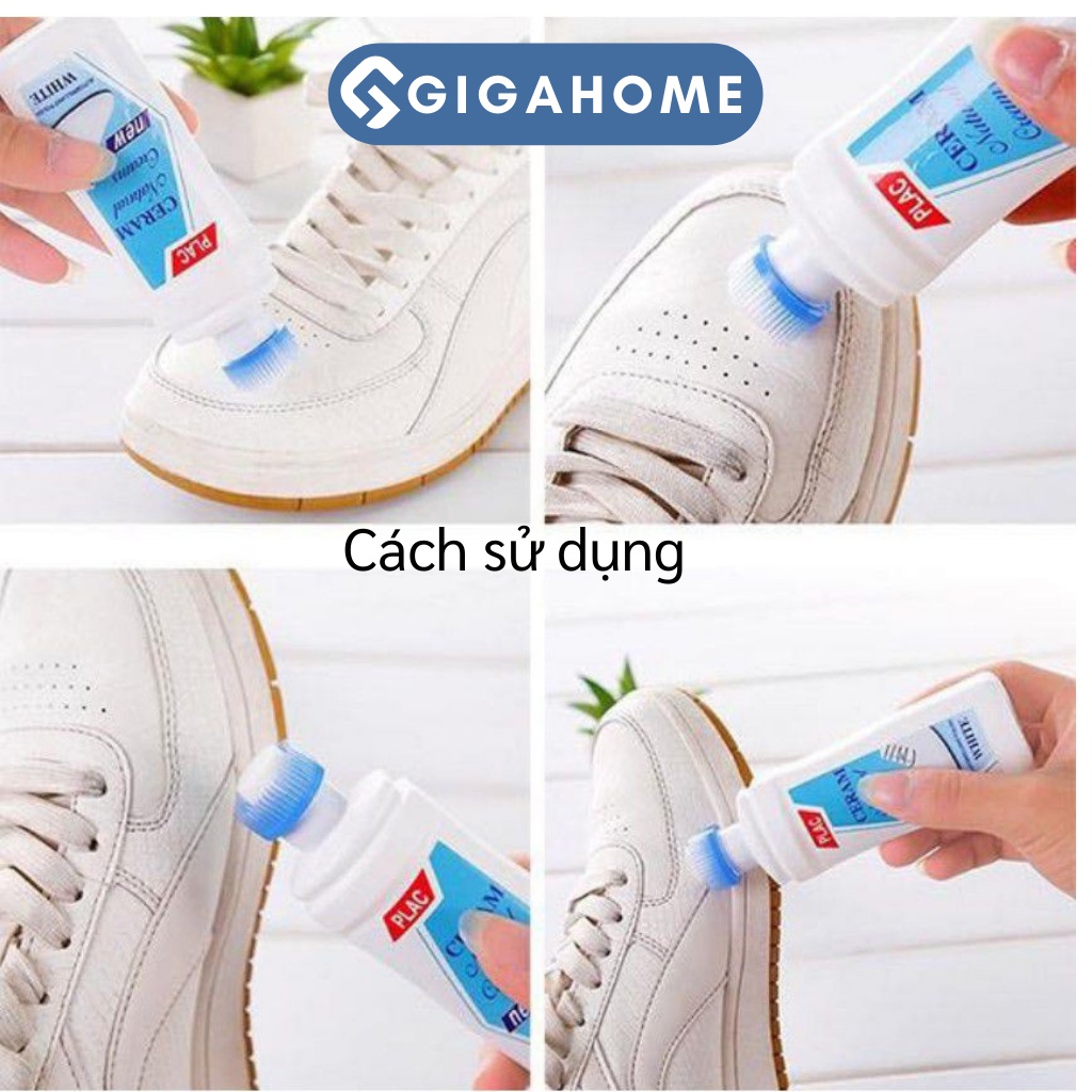 Chai Vệ Sinh, Tẩy Trắng Giày Cực Nhanh GIGAHOME Có Đầu Chùi 4072