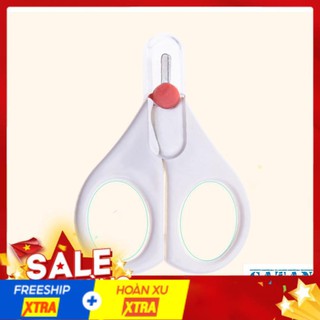Kéo cắt móng tay trẻ em cao cấp đầu tròn không làm xước da bé, kéo cắt móng sơ sinh an toàn BB38-KCMTrang