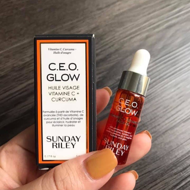 DẦU DƯỠNG SÁNG DA SUNDAY RILEY C.E.O GLOW VITAMIN C + TURMERIC FACE OIL 5ML CHÍNH HÃNG - 7268