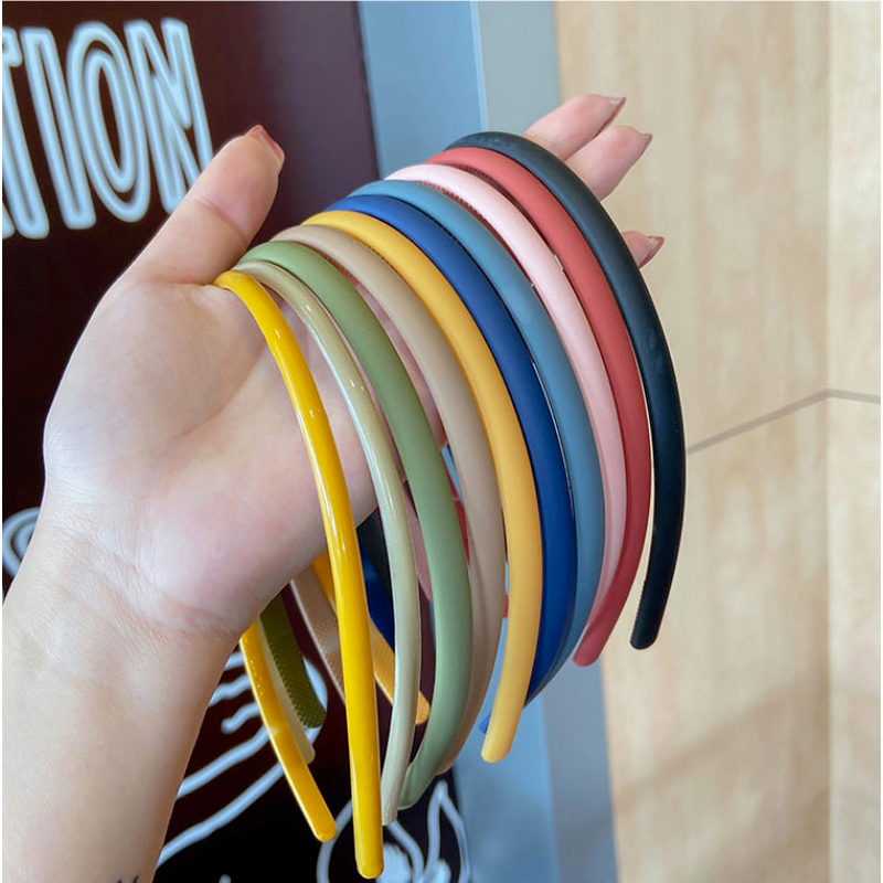 Cài tóc màu trơn phong cách Hàn Quốc đơn giản