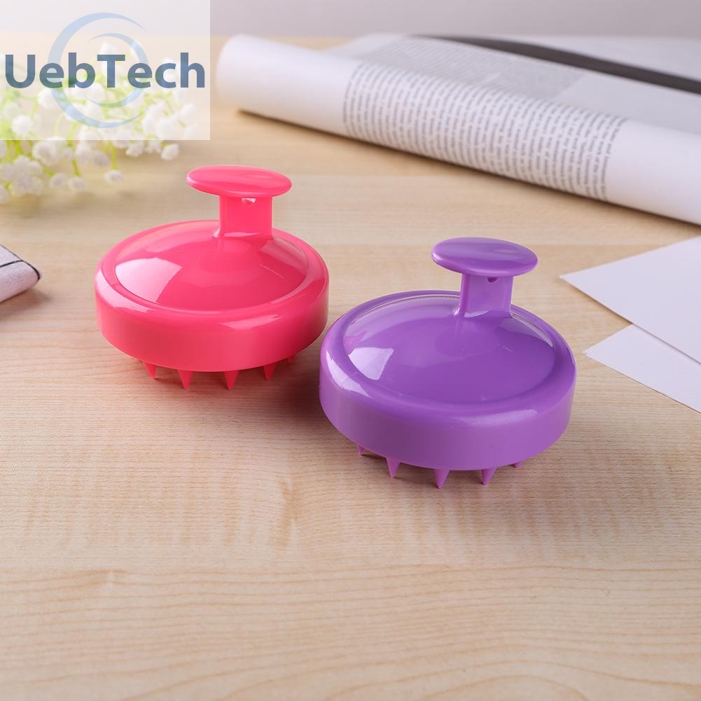 [Hàng mới về] Lược silicon mềm dùng gội đầu mát xa da đầu