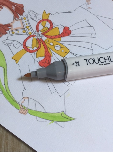 Màu Touchliit 6 30 Màu ( Tặng Kèm bút line,bút trắng,túi vải,sổ vẽ)