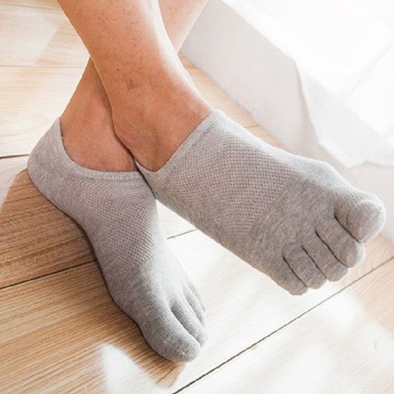 1 Đôi Vớ Cotton Giấu Chân Thoáng Khí Chống Mùi Hôi Dành Cho Nam