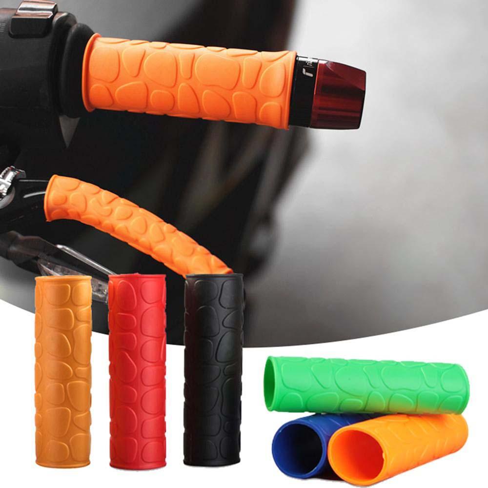 Vỏ Bọc Tay Lái Xe Máy Bằng Silicone Cao Su Chống Trượt