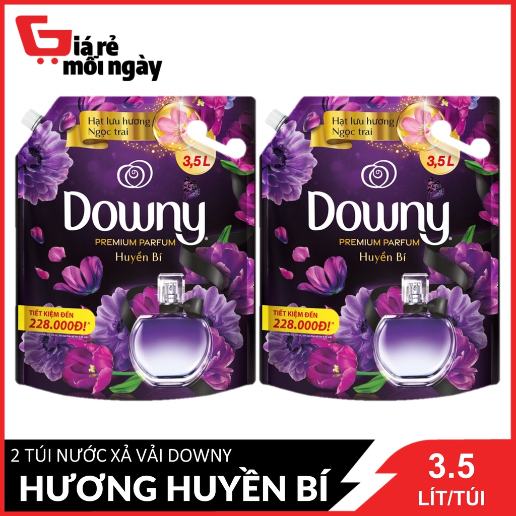 COMBO 2 túi Nước xả vải Downy Huyền bí 3.5LX2