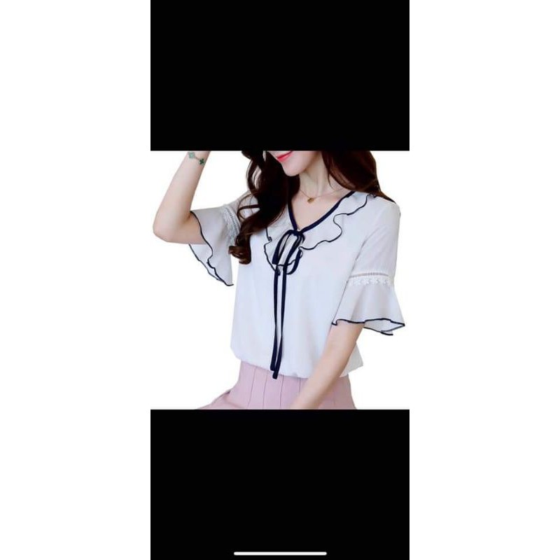áo kiểu nữ tay bèo