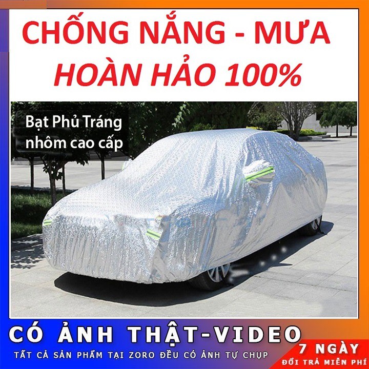 Bạt Phủ Ô Tô ⚡️𝐅𝐑𝐄𝐄 𝐒𝐇𝐈𝐏⚡️ Bạt Che Ô Tô Tráng Nhôm 3 Lớp Cao Cấp | Chống Nắng Mưa  | Bảo Hành 3 Tháng !