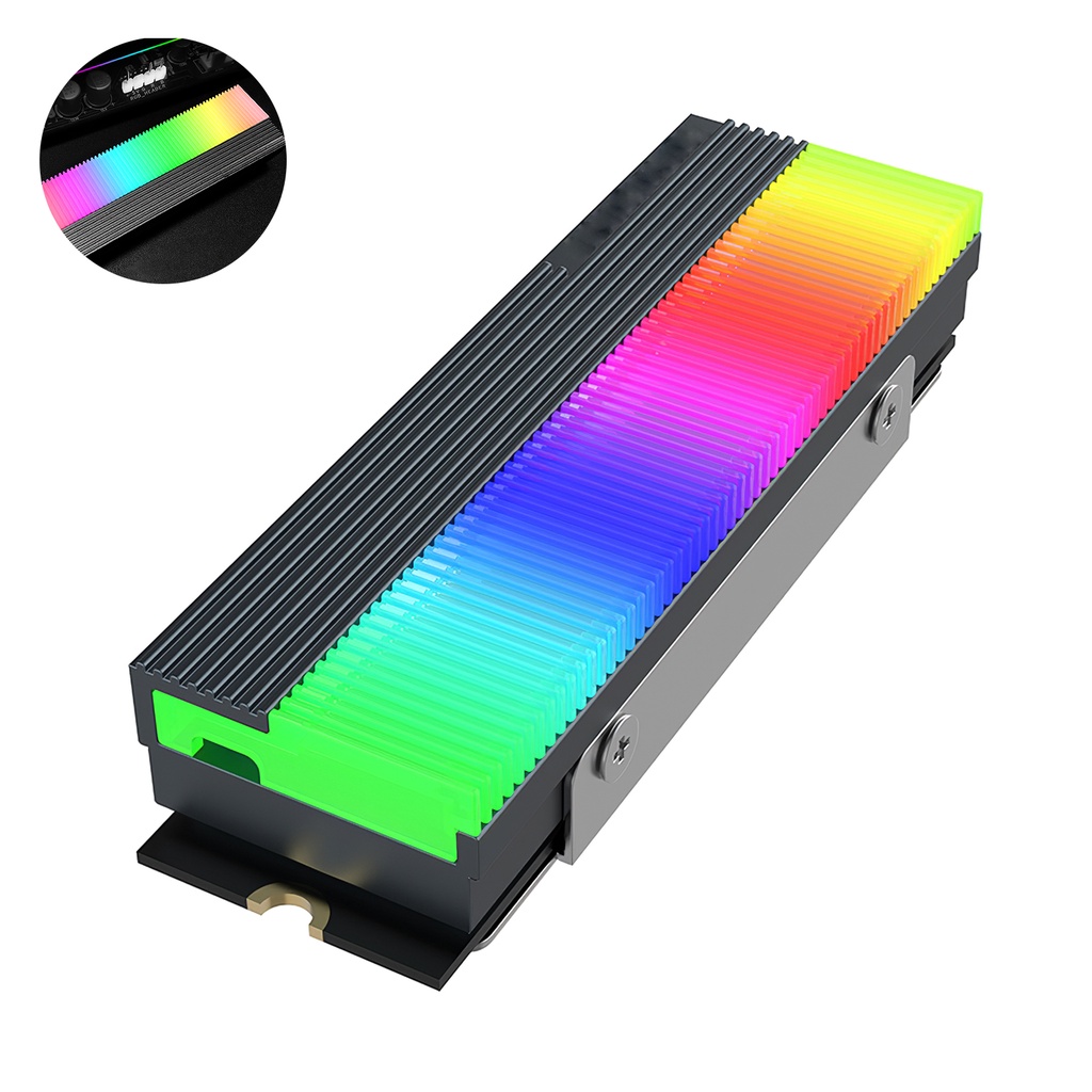 Hard Disk Heat Sink 5V 3 Pin Solid State Drive Radiator Efficient Hard Drive Cooler Vest SSD Heatsink Thermal Pads ELEN | BigBuy360 - bigbuy360.vn