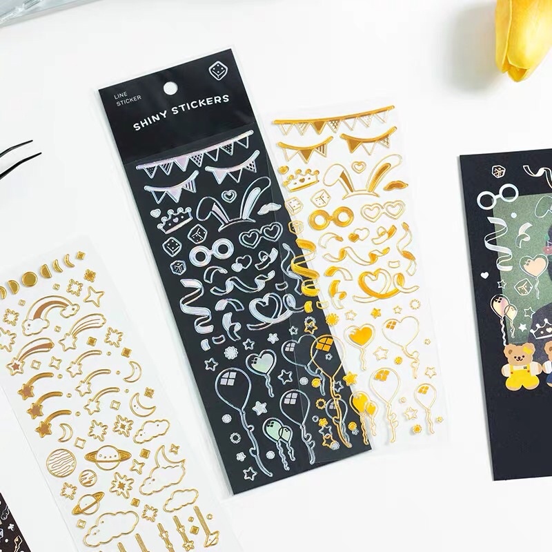 Sticker Lovey dovey_hình dán trang trí top