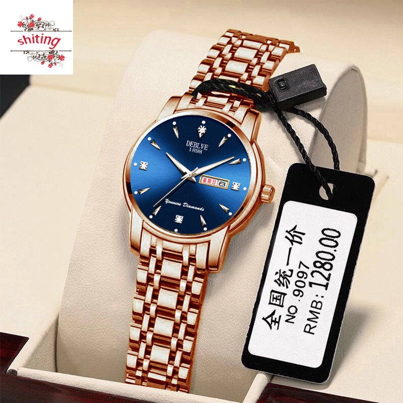 Đồng Hồ Cơ Tự Động Phát Quang Chống Thấm Nước Thời Trang Cho Nam Nữ