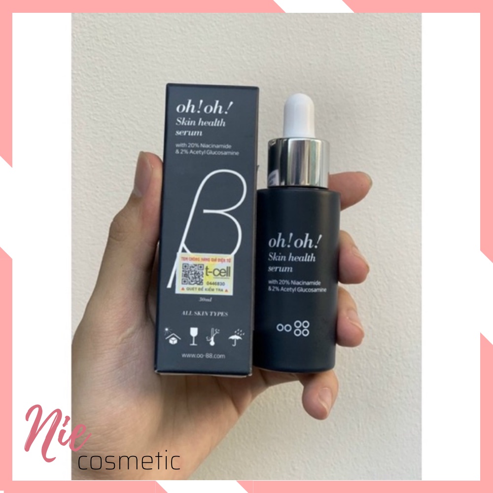 Serum Niacinamide 20% Oh! Oh! dưỡng sáng da, giảm thâm nám, thu nhỏ lỗ chân lông Skin Health