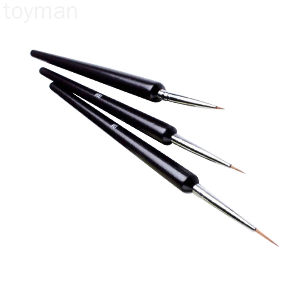 [Hàng mới về] Bộ 3 cọ vẽ trang trí móng tay chuyên dụng