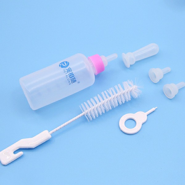 [Mã PET50K giảm Giảm 10% - Tối đa 50K đơn từ 250K] |TẶNG KÈM 3 NÚM THAY| SET BÌNH SỮA 60ML DOGSTORY CHO THÚ CƯNG