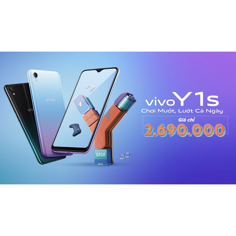 Điện thoại Vivo Y1s 2GB + 32GB - Hàng chính hãng | BigBuy360 - bigbuy360.vn