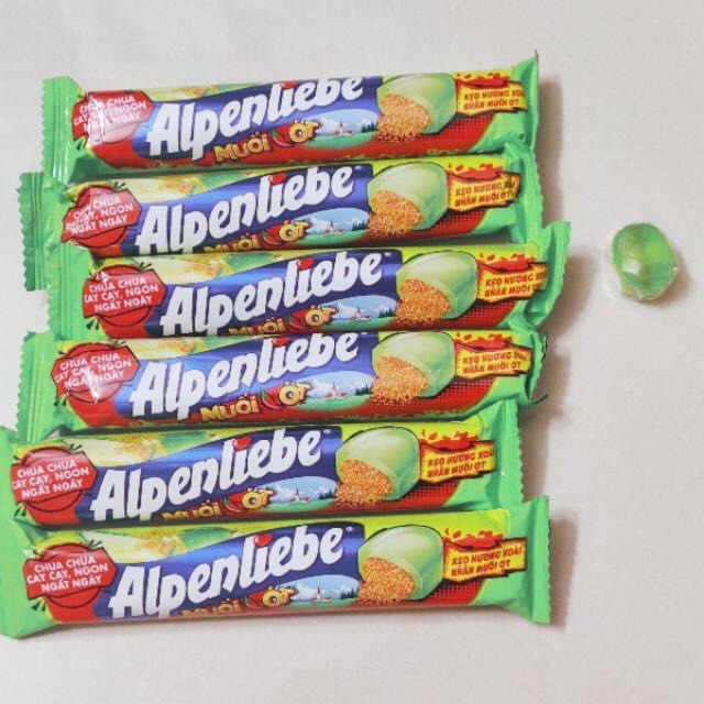 Kẹo Alpenliebe Hương Xoài/ Xí Muội/ Me Nhân Muối Ớt