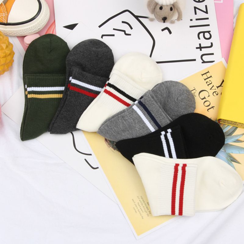 Set 5 Đôi Tất Dệt Kim Dáng Rộng Xinh Xắn Phong Cách Nhật Hàn Cho Bạn Gái