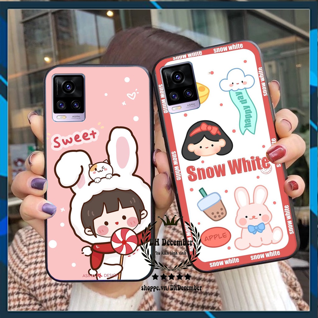 Ốp lưng Vivo V20 in hình 3D lucky, gấu Brick xinh xắn - KHÔNG NÊN BỎ LỠ