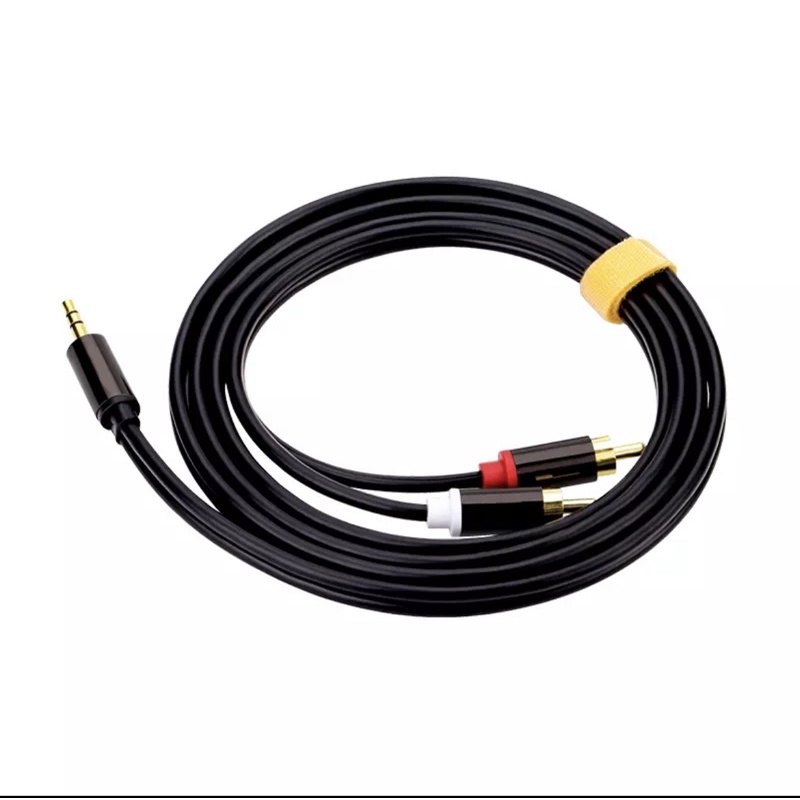 Cáp Âm Thanh 3.5 to 2 RCA - Jack Chuyển Đổi 3.5mm Sang RCA - HiFi Stereo AUX RCA for Amplifier