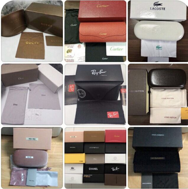 HỘP HIỆU MẮT KÍNH CÁC HÃNG FULLBOX
