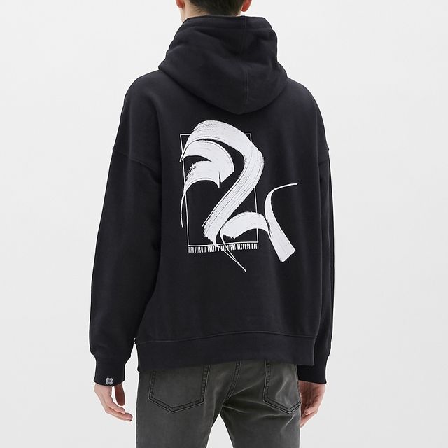 Áo nỉ nam lót lông có mũ Hoodies của GU - Nhật