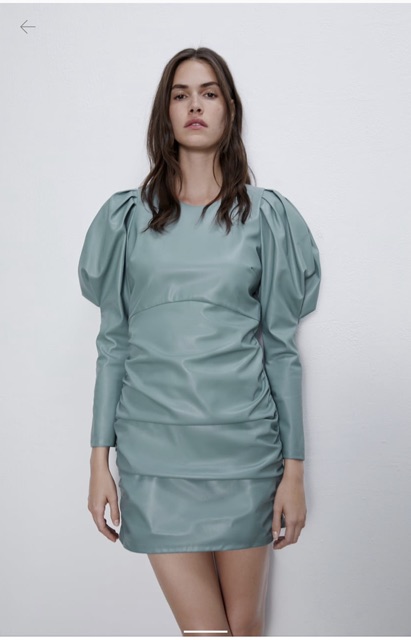 Váy da Zara auth canh sale, kèm ảnh thật
