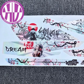 Tem Dream SAMURAI 7 màu - Tem Dream chế