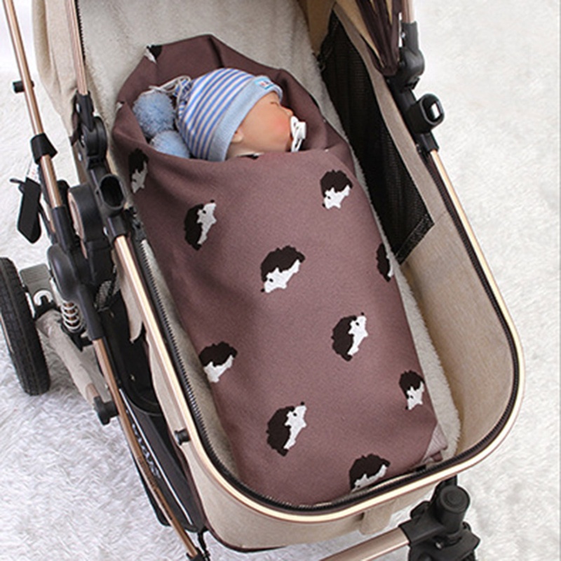 Chăn Len Kích Thước 100x80cm In Họa Tiết Nhím Dễ Thương Cho Bé