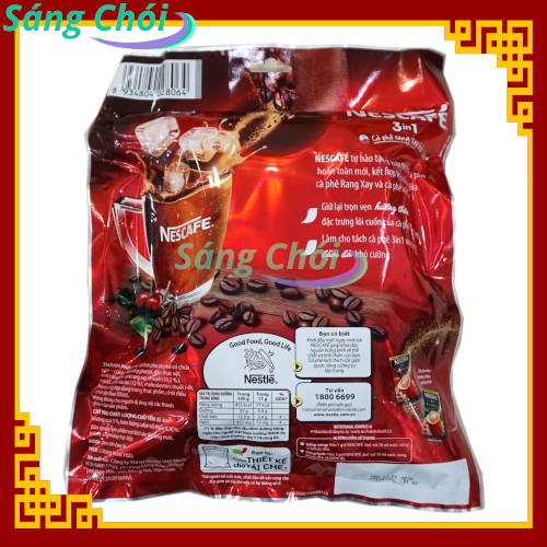 1 Bịch [46 Gói x 17g HSD 11/2022] Cà Phê Sữa NESCAFÉ 3 Trong 1 Rang Xay Hoà Tan Đậm Đà Hài Hòa Thơm Ngon Hơn