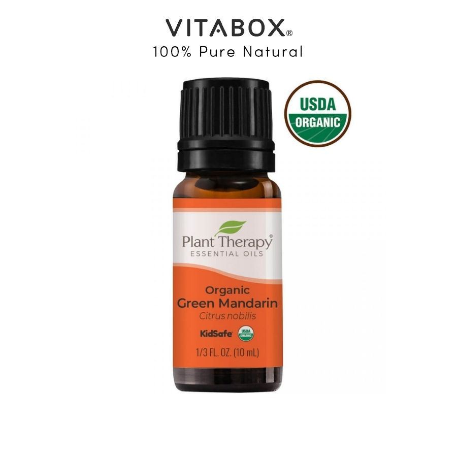 Plant Therapy - Tinh Dầu Vỏ Quýt Hữu Cơ - Mandarin Organic KidSafe Essential Oil - 10mL