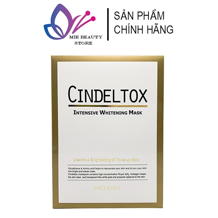 Mặt Nạ Dưỡng Da Cindel Tox Intensive Whitening Mask Hàn Quốc, Mặt Nạ Chống Lão Hóa Giúp Dưỡng Trắng Da Chuyên Sâu