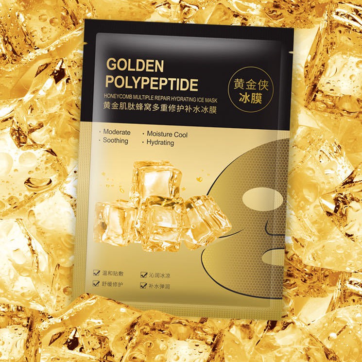Một Hộp 5 Miếng Mặt Nạ Vàng 24k Golden Polypeptide